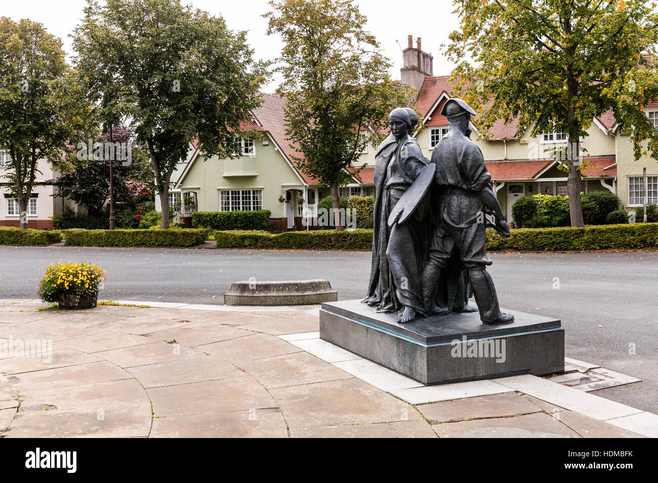 Port Sunlight Dorf, Wirral, Merseyside. England Stockfoto