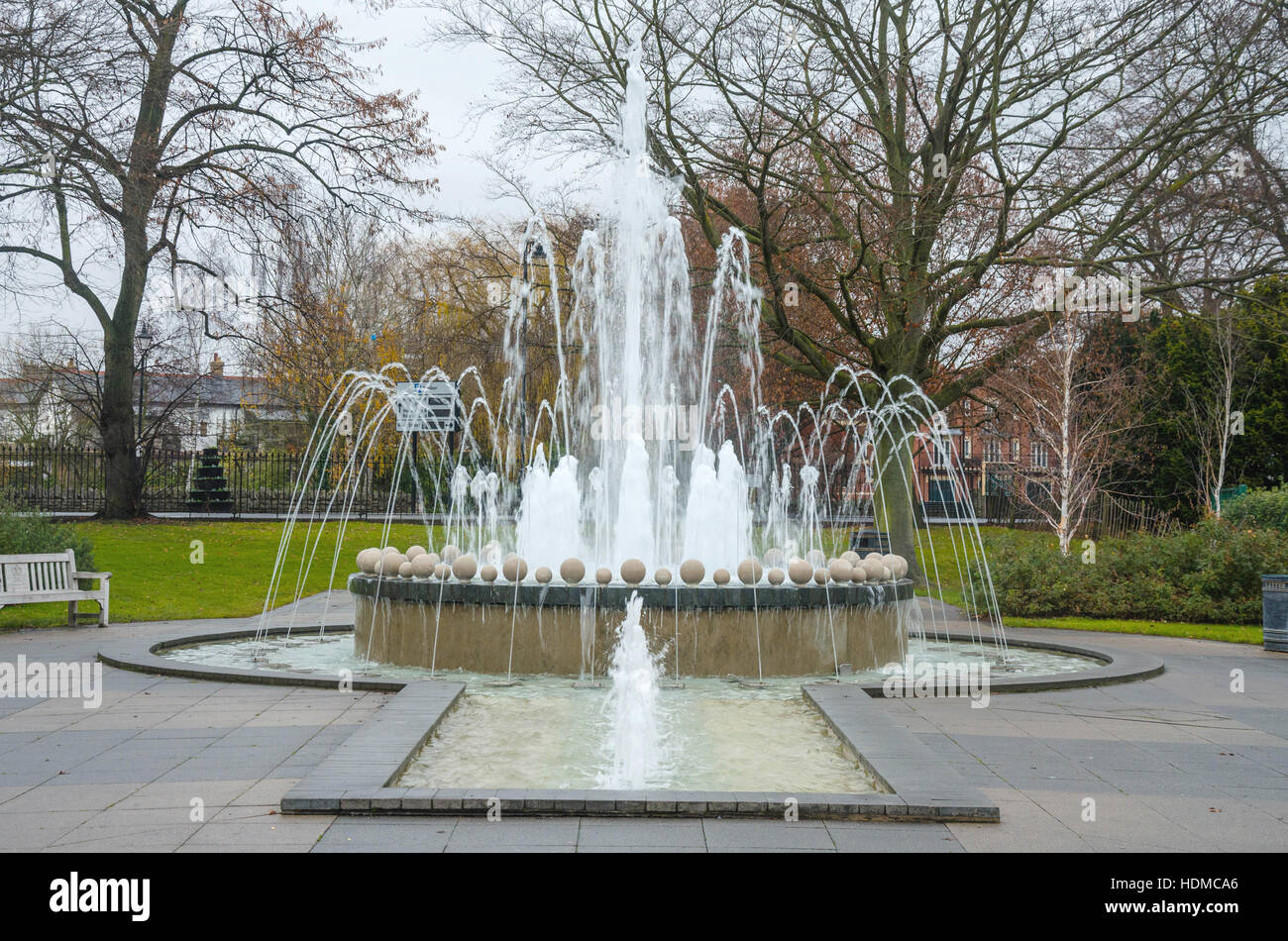 Windsor-Jubiläum-Brunnen in Goswell Park in Windsor, Berkshire, UK Stockfoto