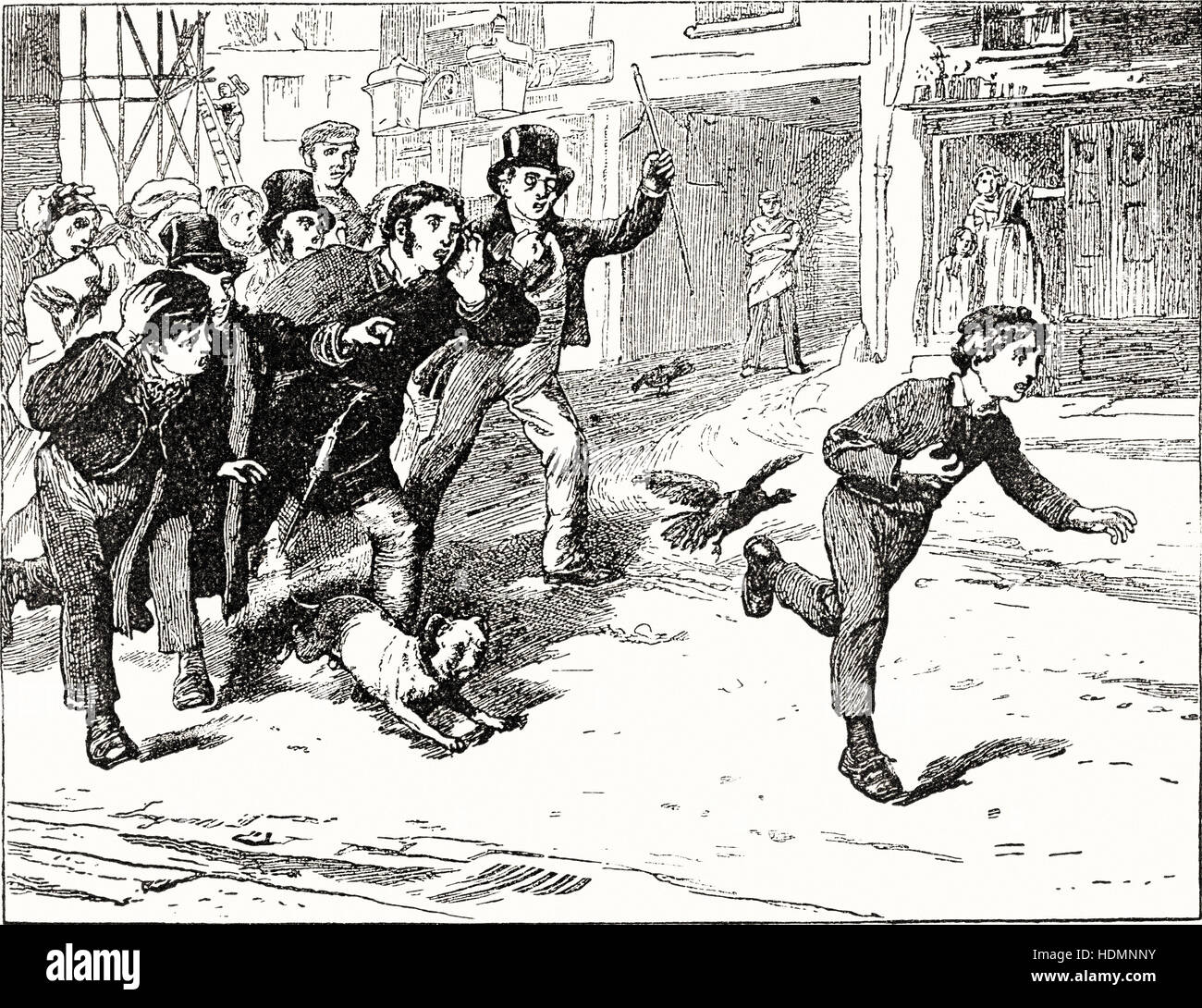 Charles Dickens - Oliver Twist - schwedische Ausgabe - Seite 050 Stockfoto