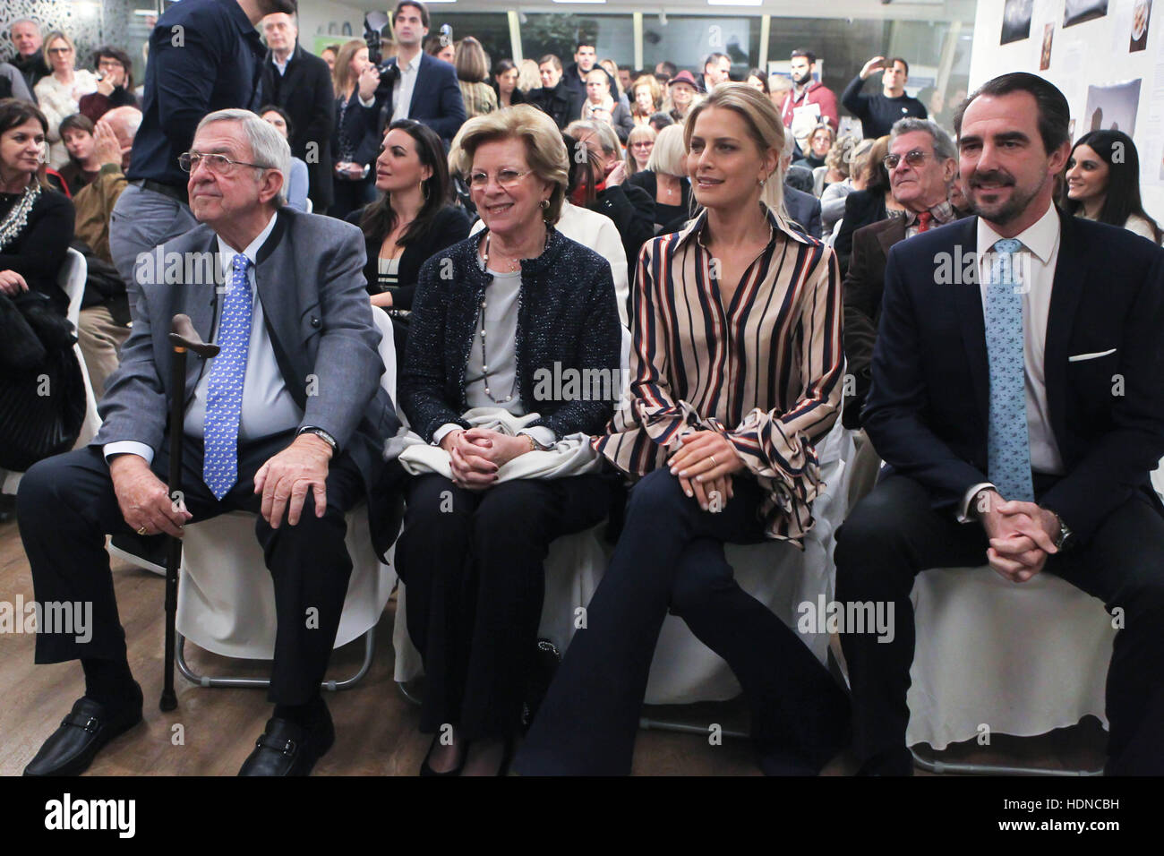 Athen, Griechenland. 14. Dezember 2016. König Konstantin von