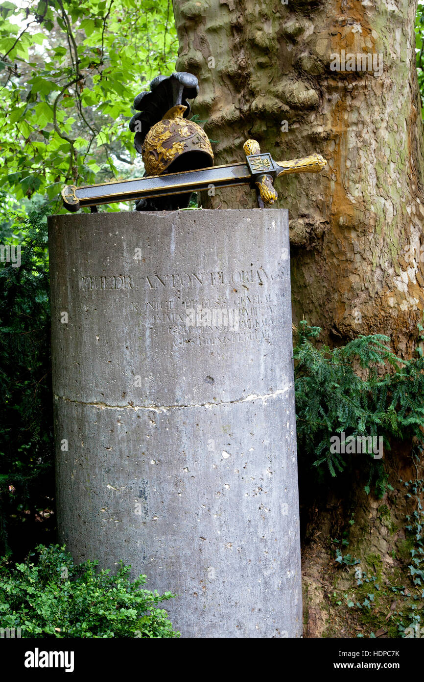 Deutschland, Köln, Grab von Anton Friedrich Florian von Seydlitz auf