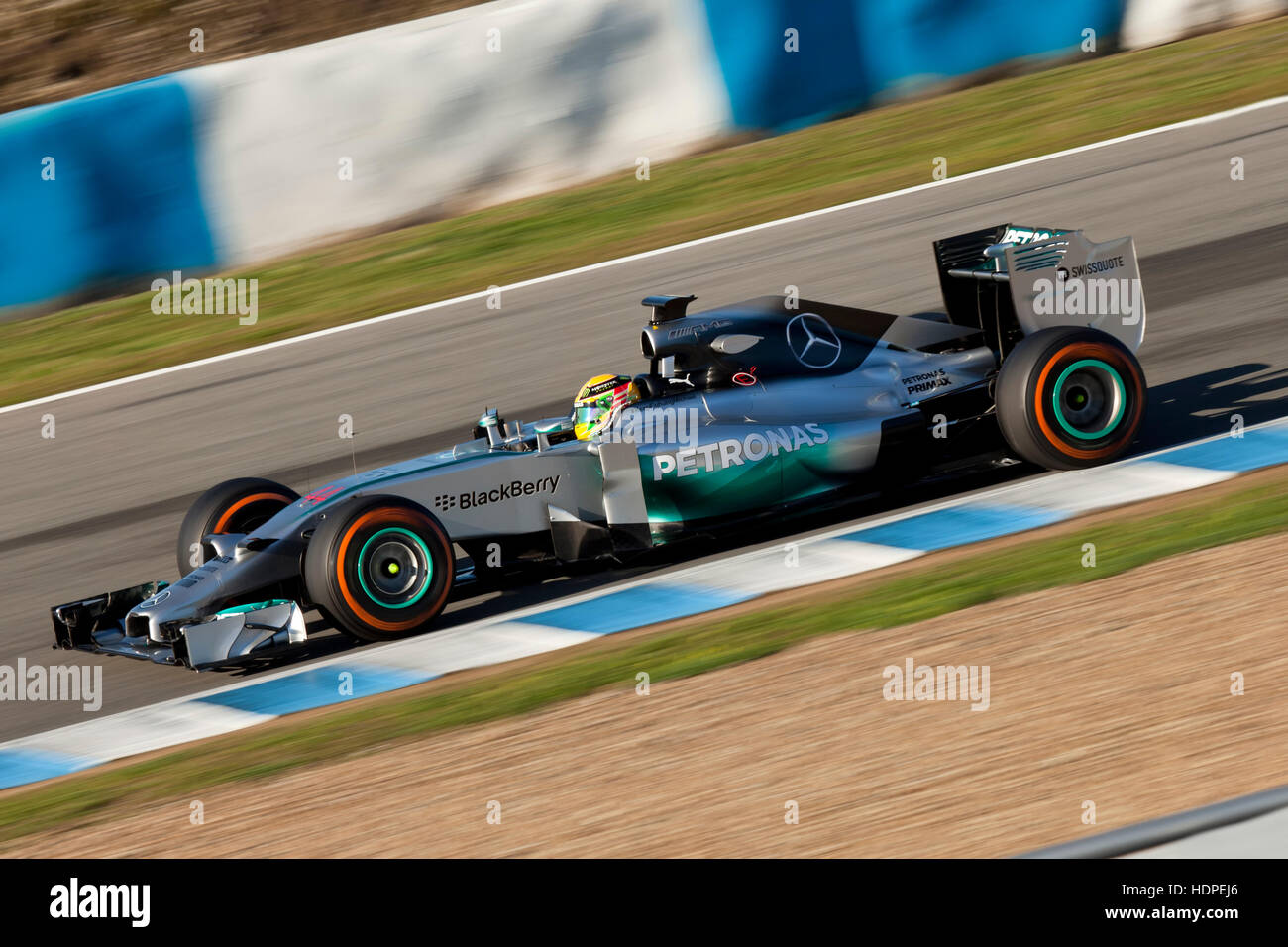 Formel 1-Test, Jerez Stockfoto