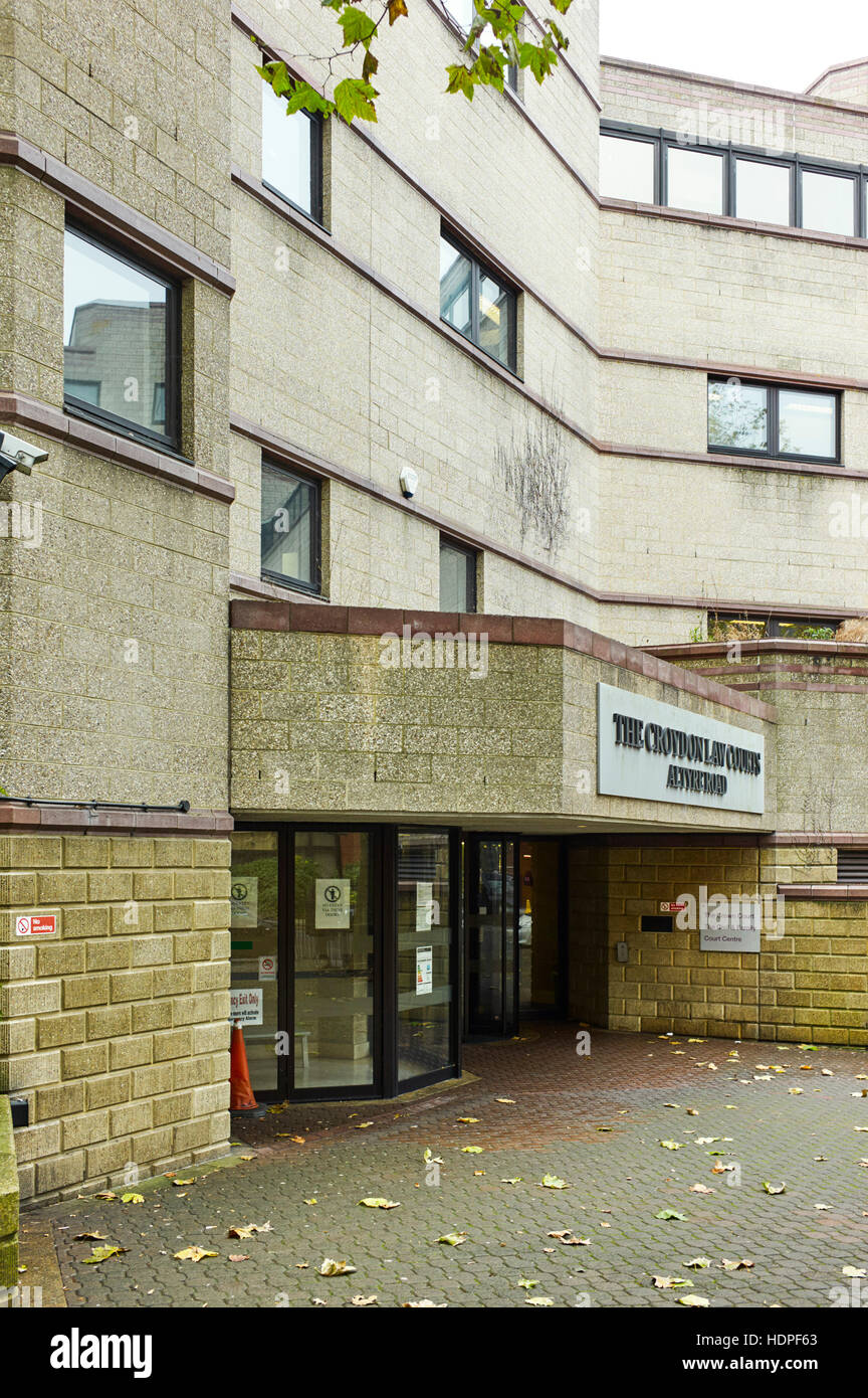 Croydon Justizpalast Stockfoto