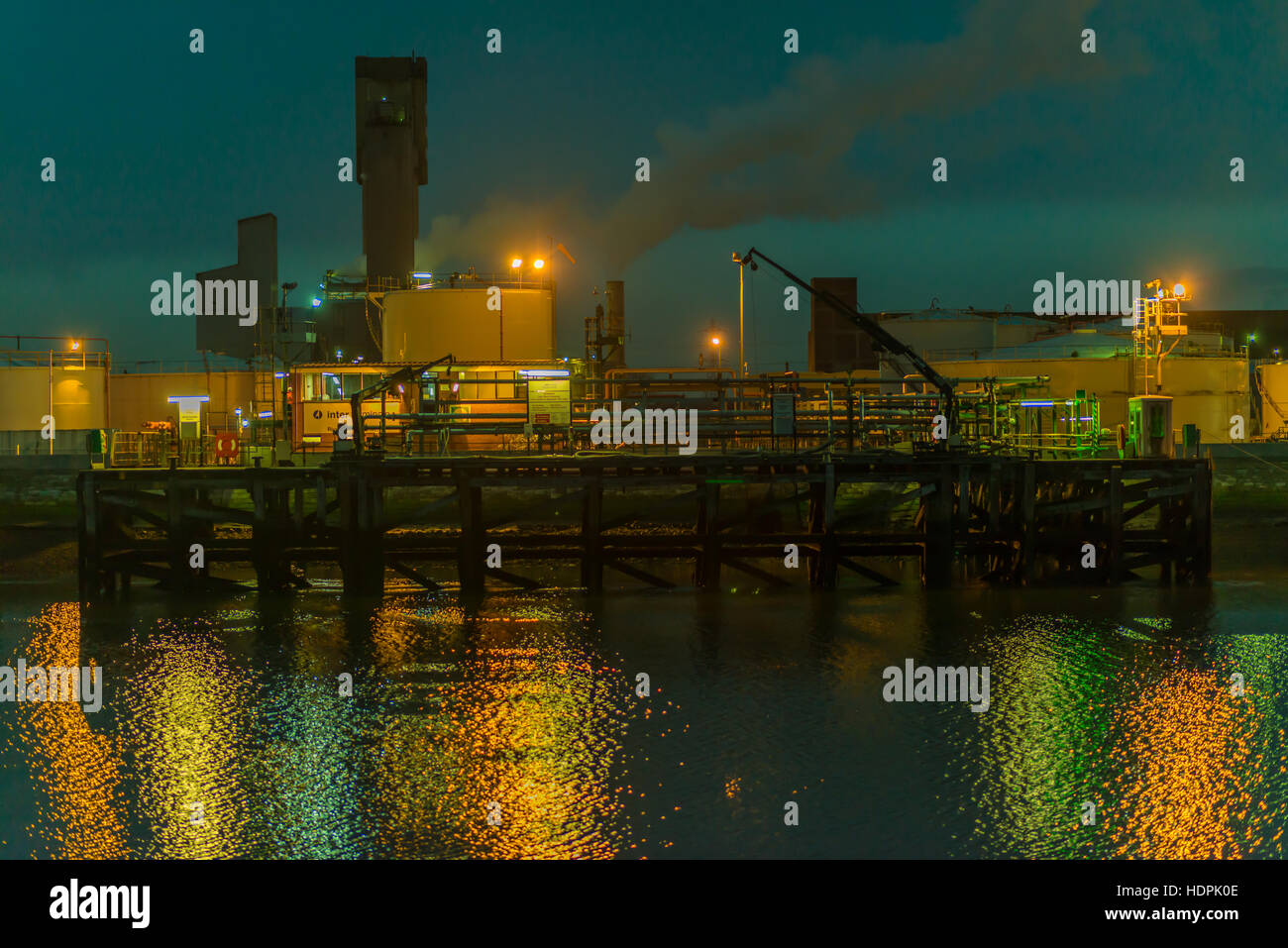 Inter-Terminal Anlegestelle in Seal Sands, Middlesbrough, Cleveland, UK Stockfoto