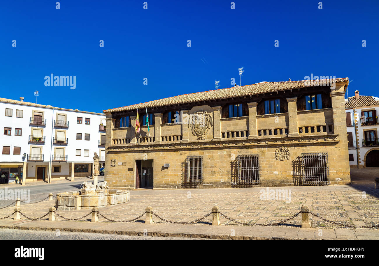 Antiguas Carnicerias, einem historischen Gebäude in Baeza, Spanien Stockfoto