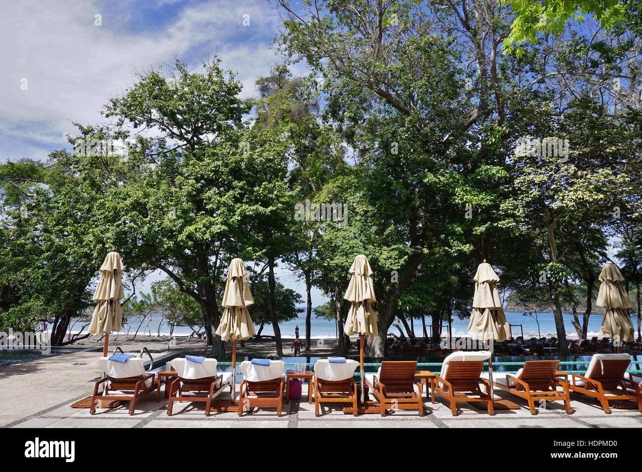 Die Prieta Beach Club befindet sich auf der Halbinsel Papagayo in der Nähe von Liberia in Guanacaste Stockfoto