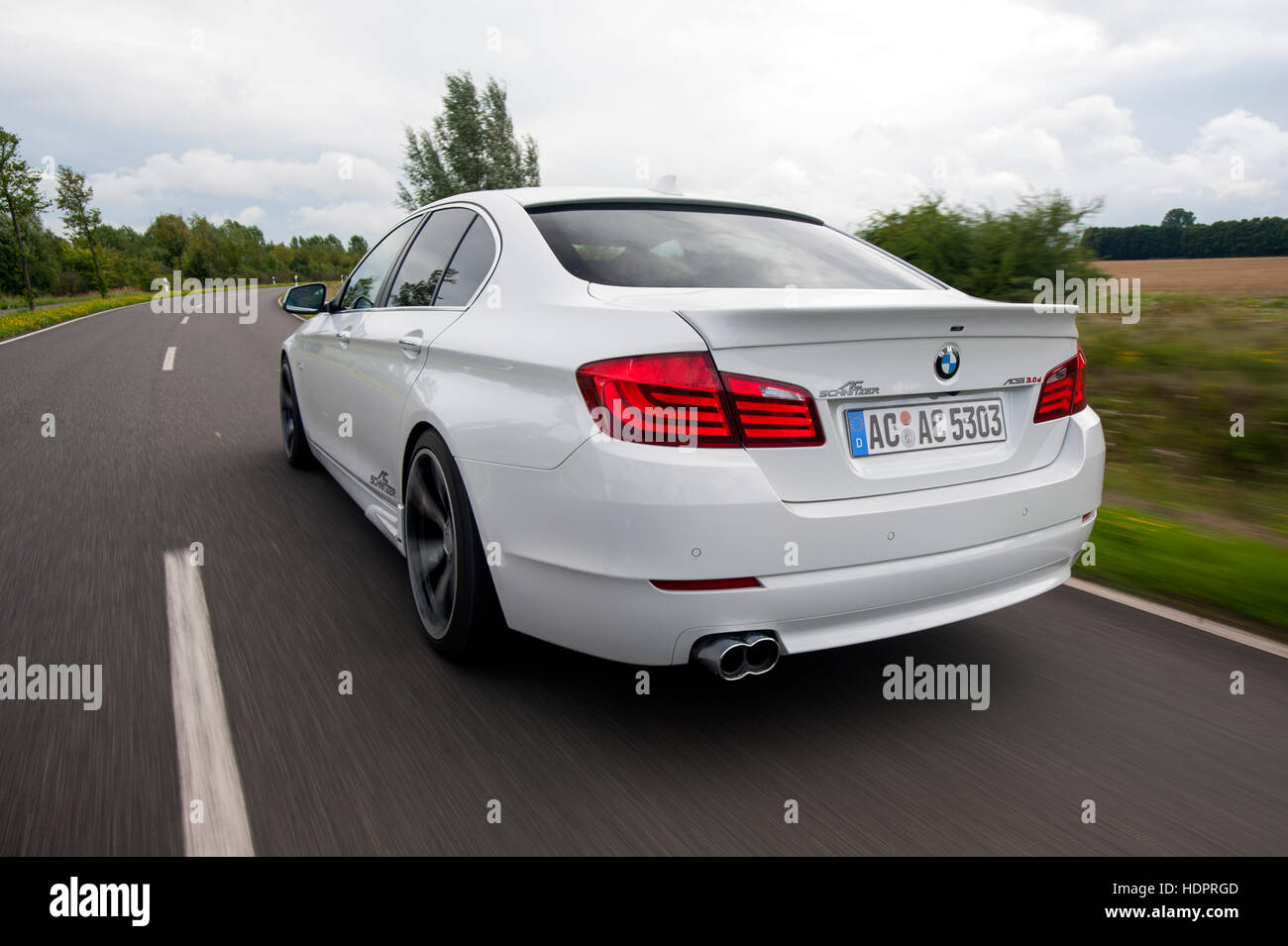 AC Schnitzer BMW F10 2010 Luxus Limousine Limousine Stockfoto