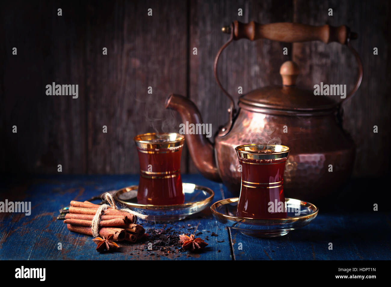 Tee im orientalischen Stil Stockfoto