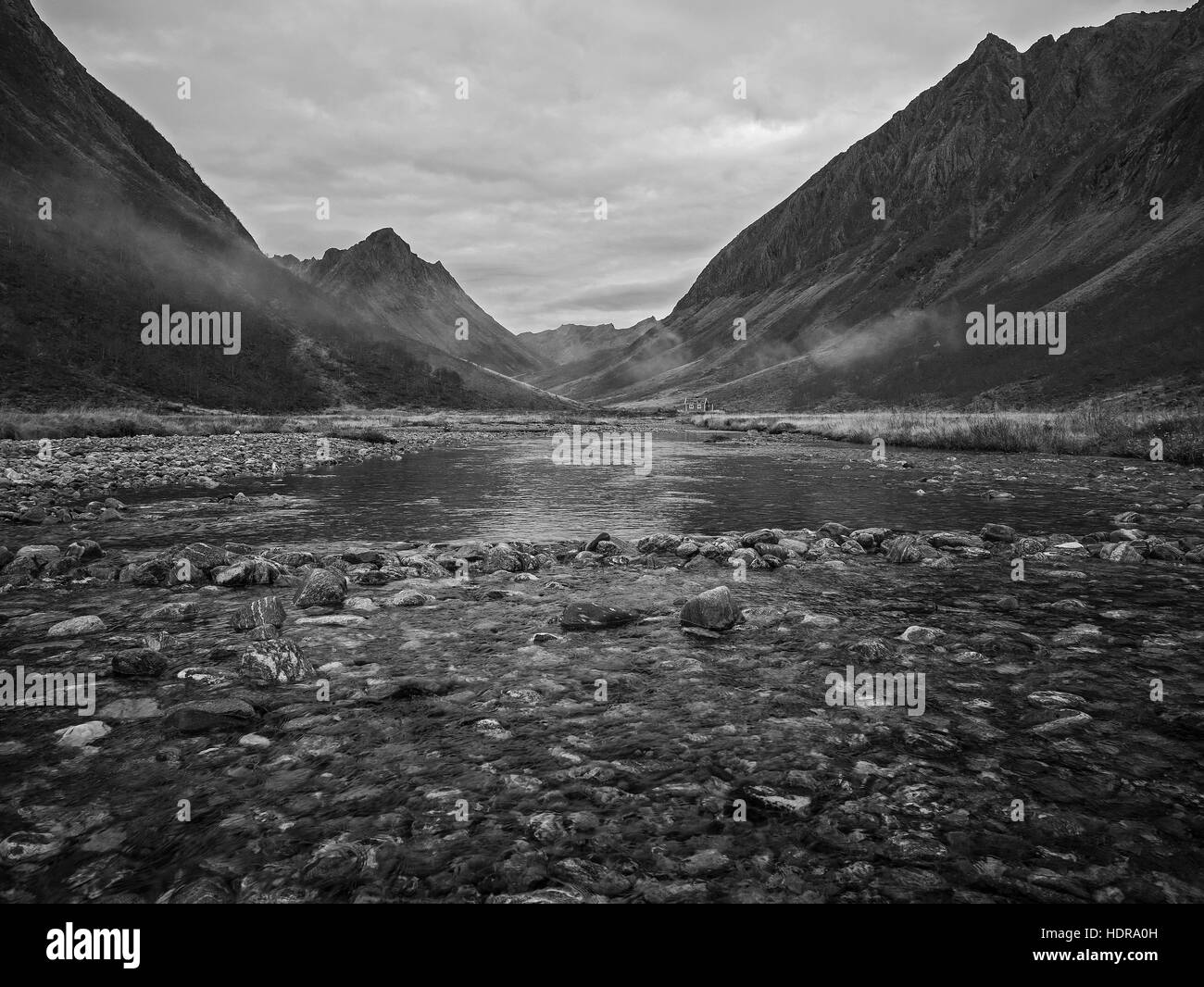 Svarterabben, Mosdalen, Ørsta, Sunnmøre, Norwegen Stockfoto
