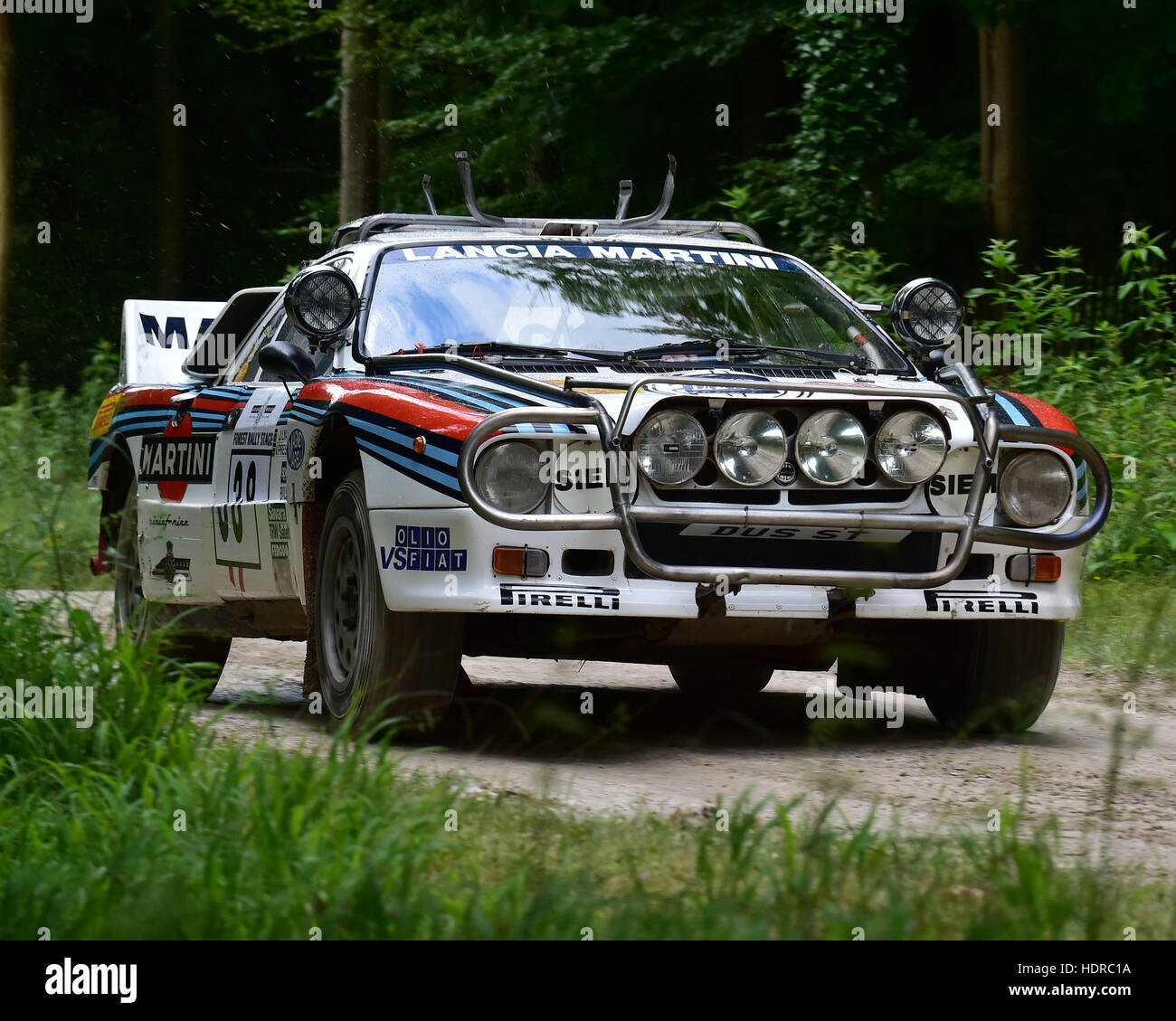 Wald, David Kedward, Lancia Rallye 037 Rally Bühne, Goodwood Festival of Speed 2016. Autos, Autos, Unterhaltung, Festival of Speed, Wald-ra Stockfoto