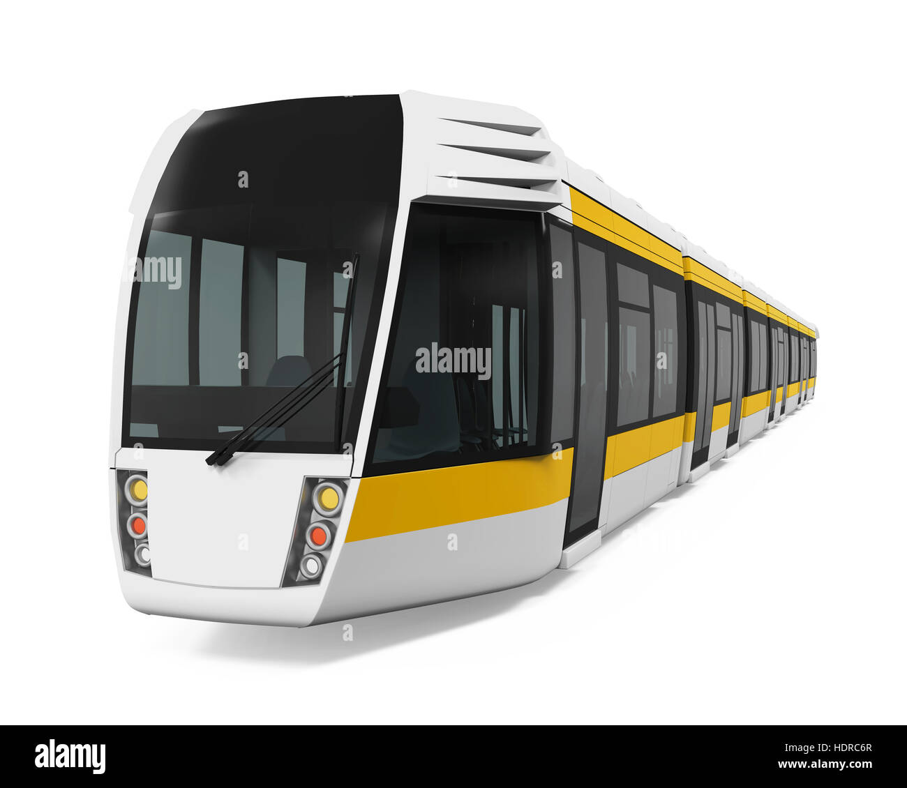 S-Bahn isoliert Stockfoto