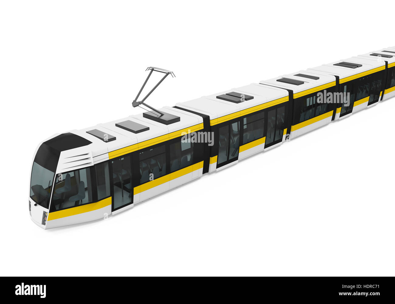 S-Bahn isoliert Stockfoto