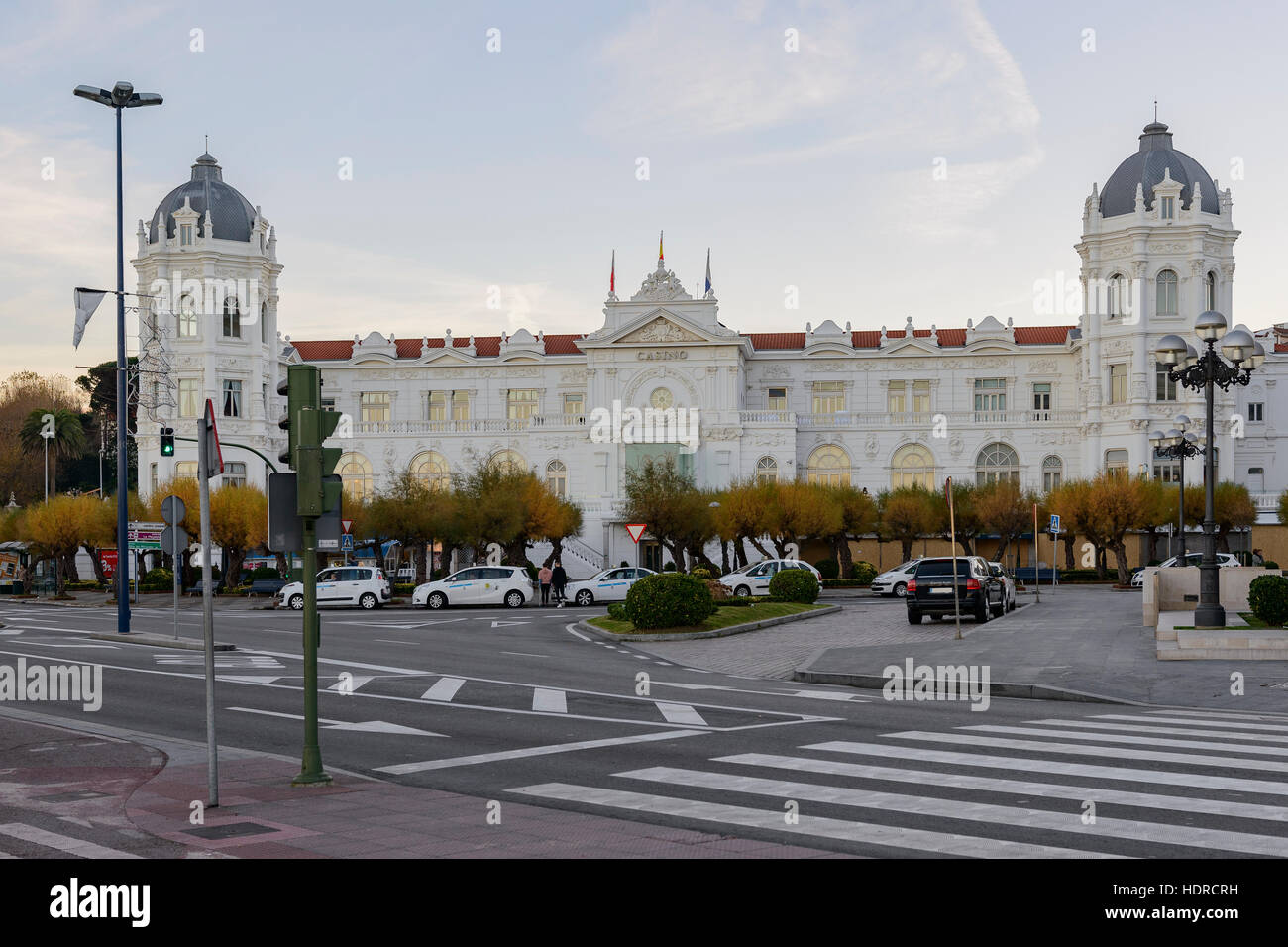 Gran Casino von Sardinero, square de Italia, Santander, Kantabrien, Spanien Stockfoto