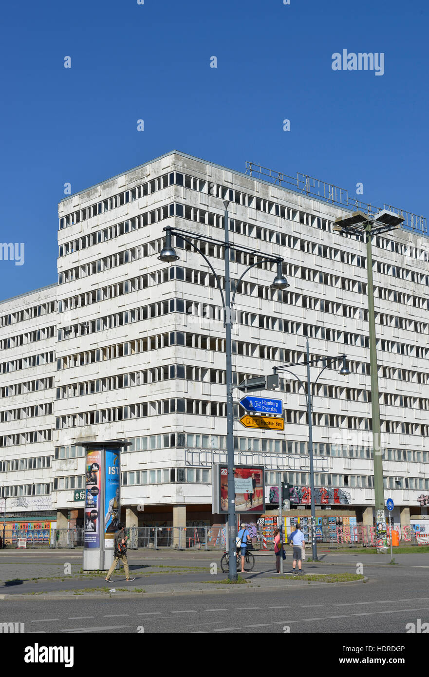 Haus der Statistik, Otto-Braun-Straße, Alexanderplatz, Mitte, Berlin, Deutschland Stockfoto