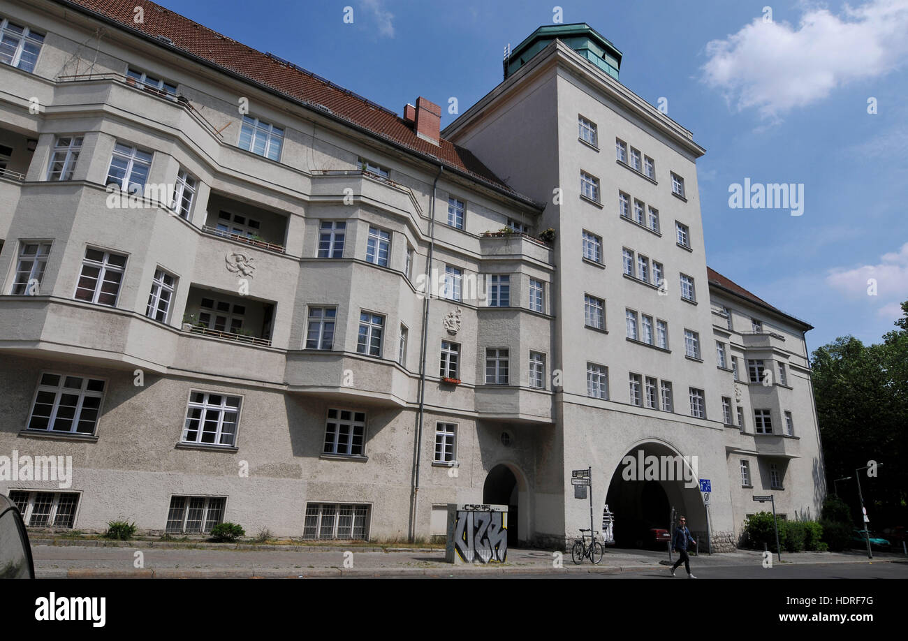 Wohnsiedlung, Ceciliengaerten, Friedenau, Berlin, Deutschland Stockfoto