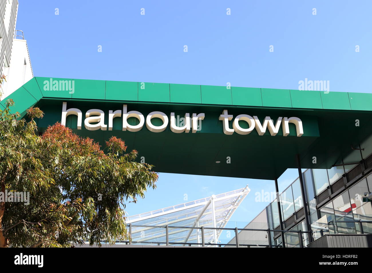 Hafenstadt Einkaufsviertel in Docklands Melbourne Victoria Australien Stockfoto