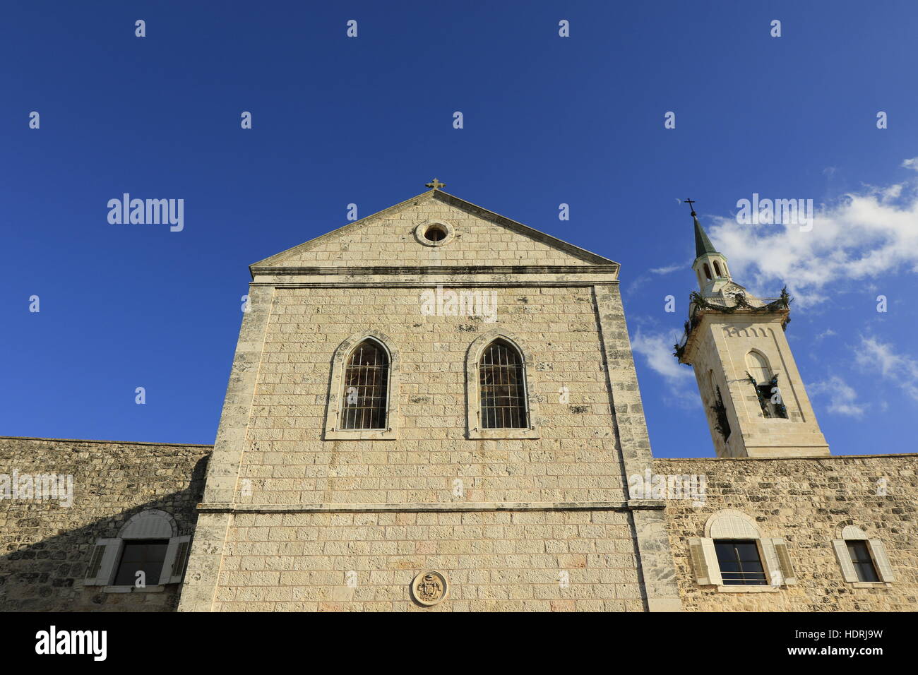 Israel, Jerusalem, die Kirche St. Johannes der Täufer in Ein Karem an dem Ort, wo nach der Tradition, St. Johannes der Täufer wurde geboren Stockfoto