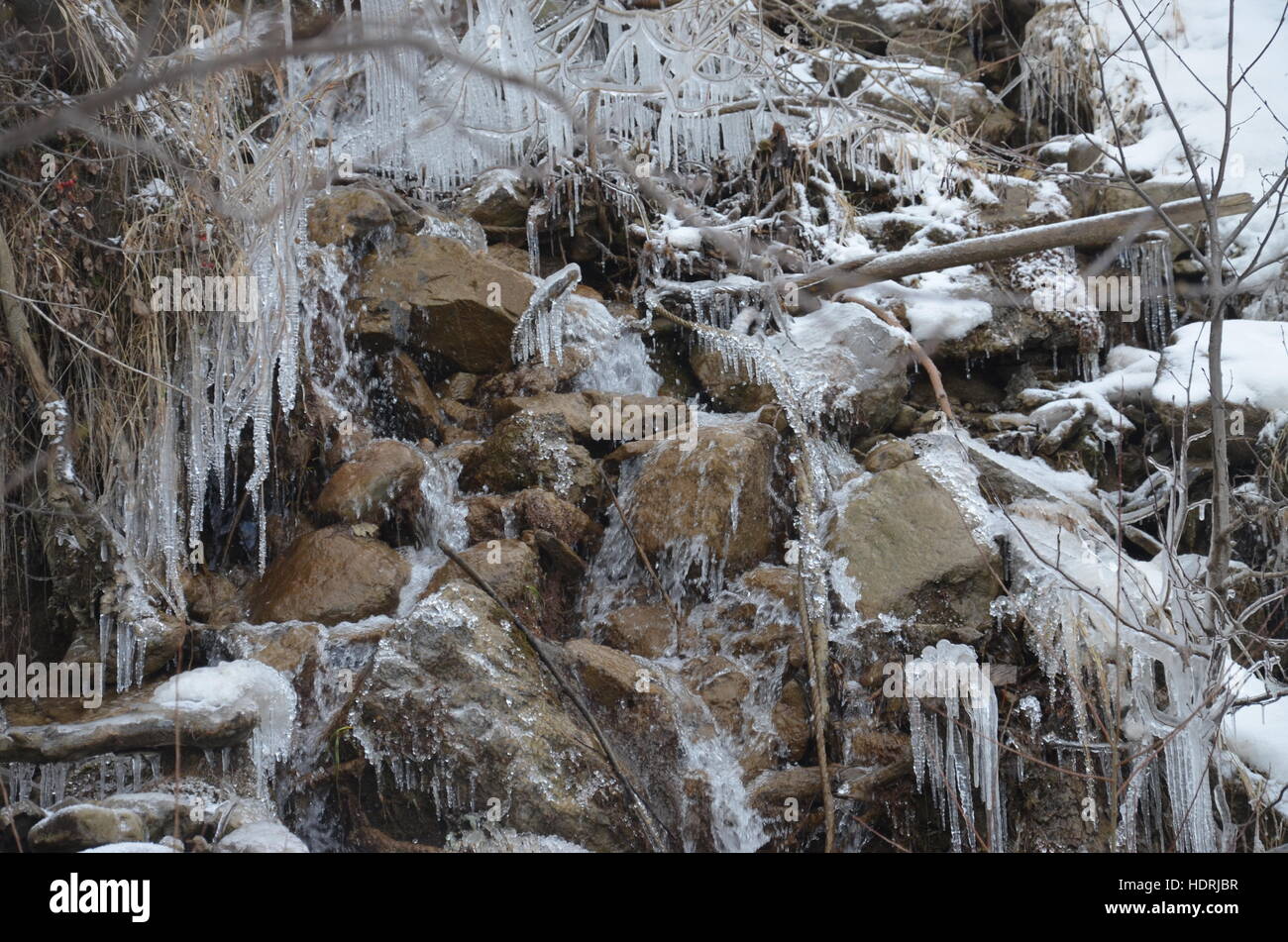 Eis-Winter Stockfoto