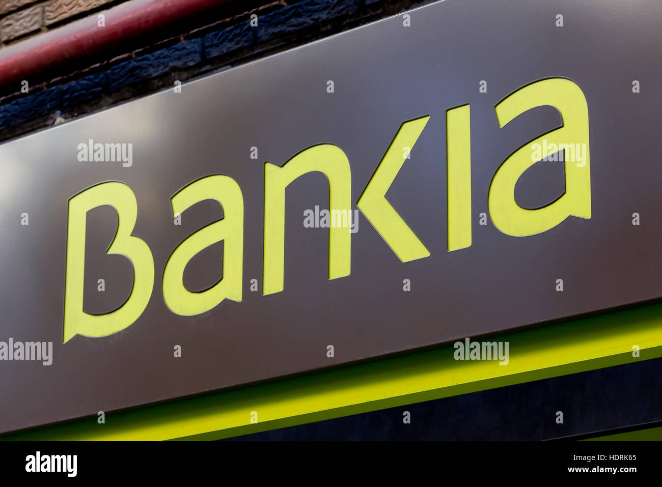 Spanische Bank Logo Bankia Madrid Stockfoto Bild 128983069 Alamy