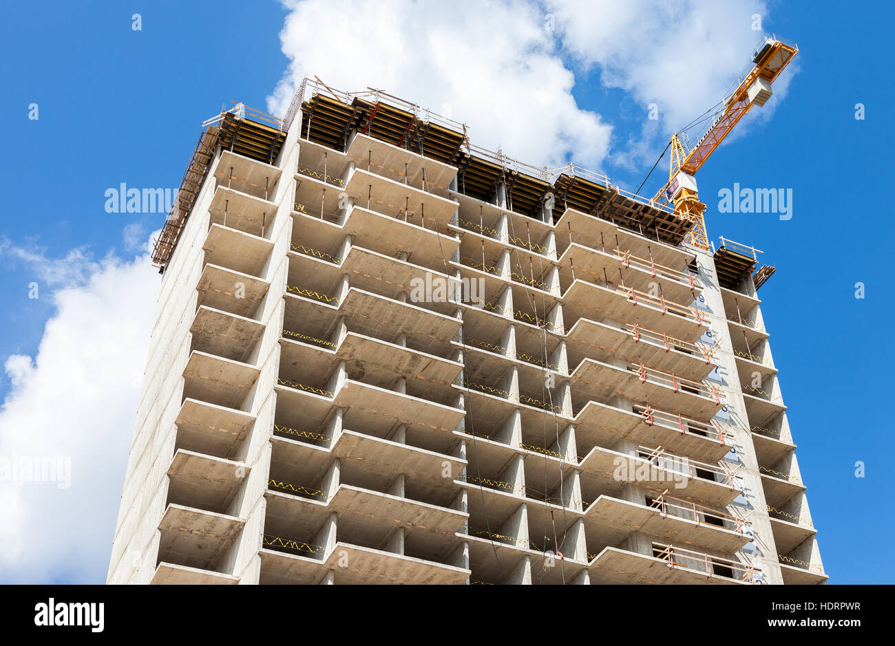 Bauingenieurwesens neuer Häuser Stockfoto