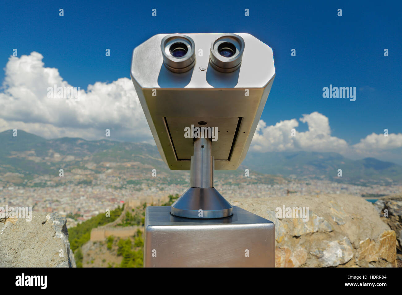 Fernglas. Alanya, Türkei. Stockfoto