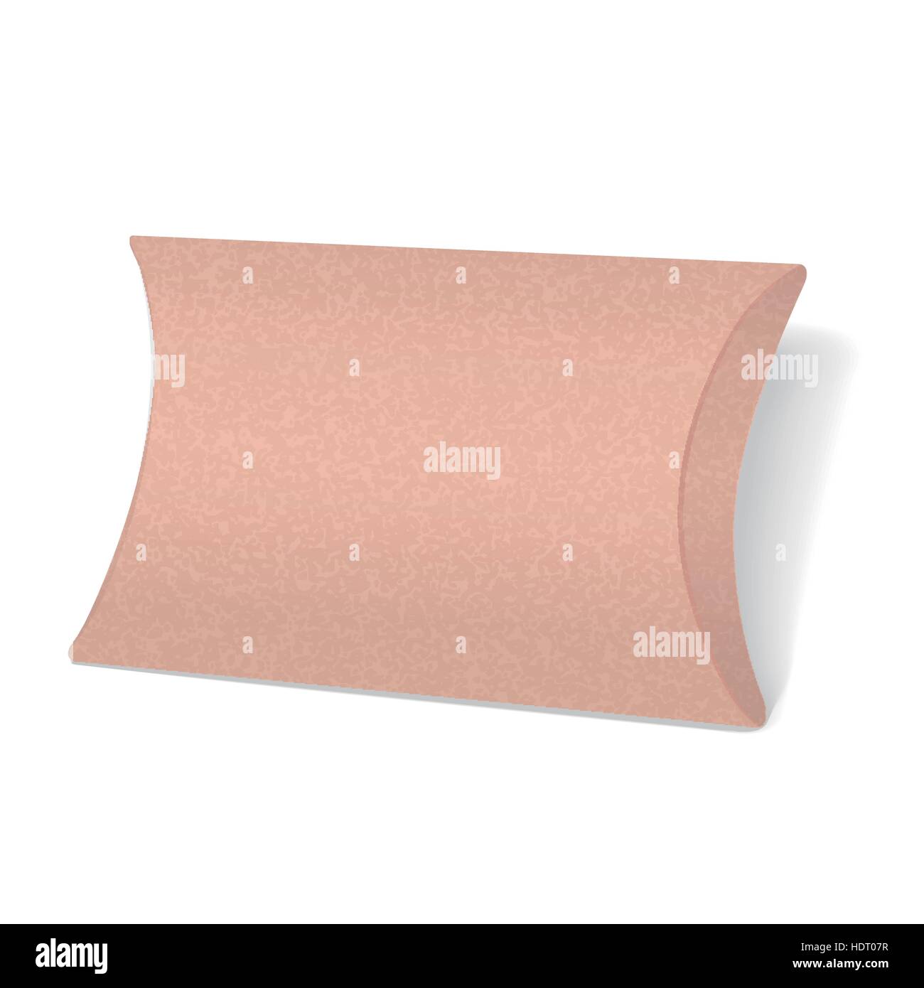 Papier Pappe Geschenkbox isoliert auf weißem Hintergrund Stock Vektor