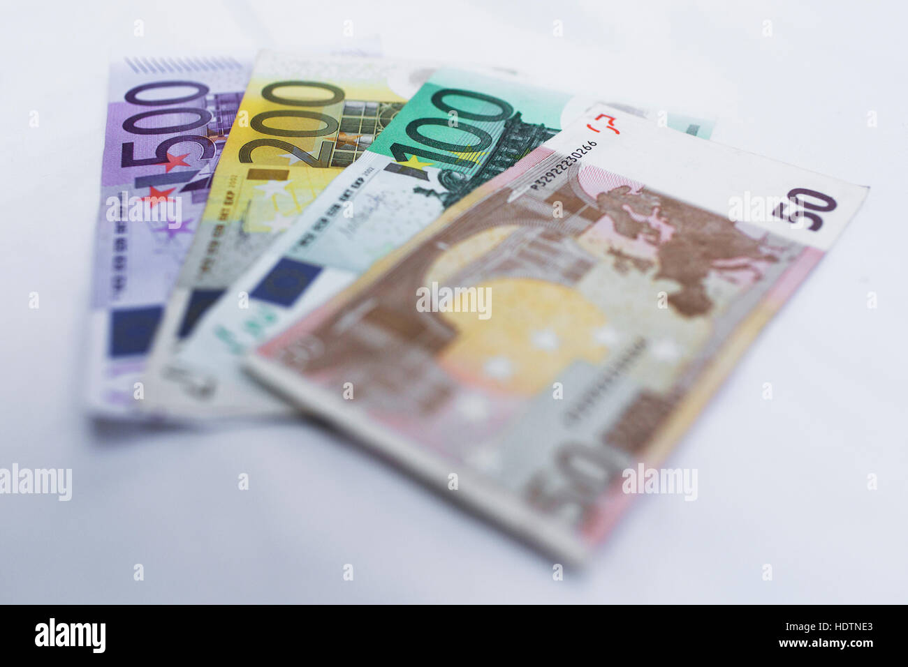 Euro-Banknoten Stockfoto