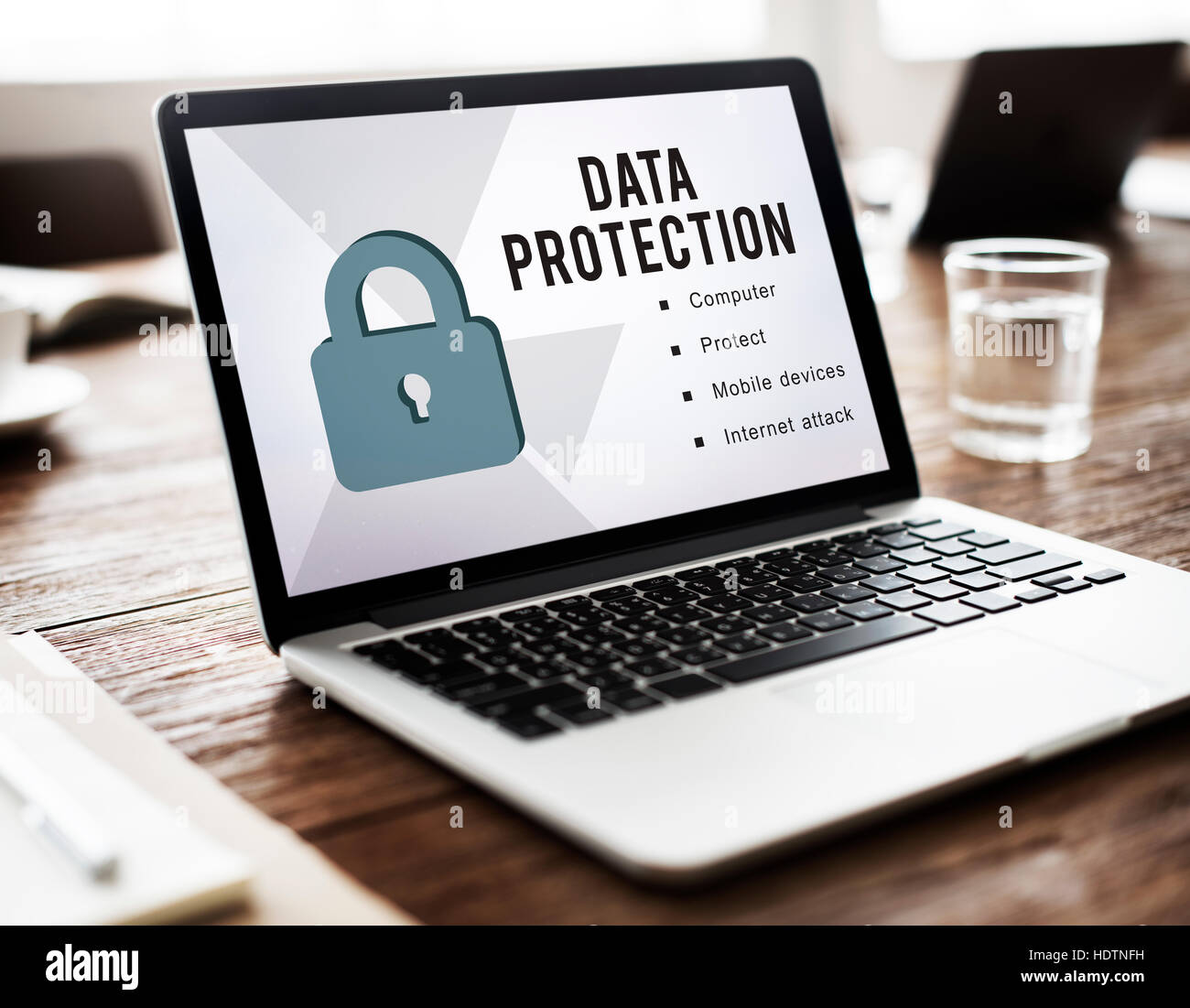 Datenschutz Sicherheit Schutz Konzept Stockfoto