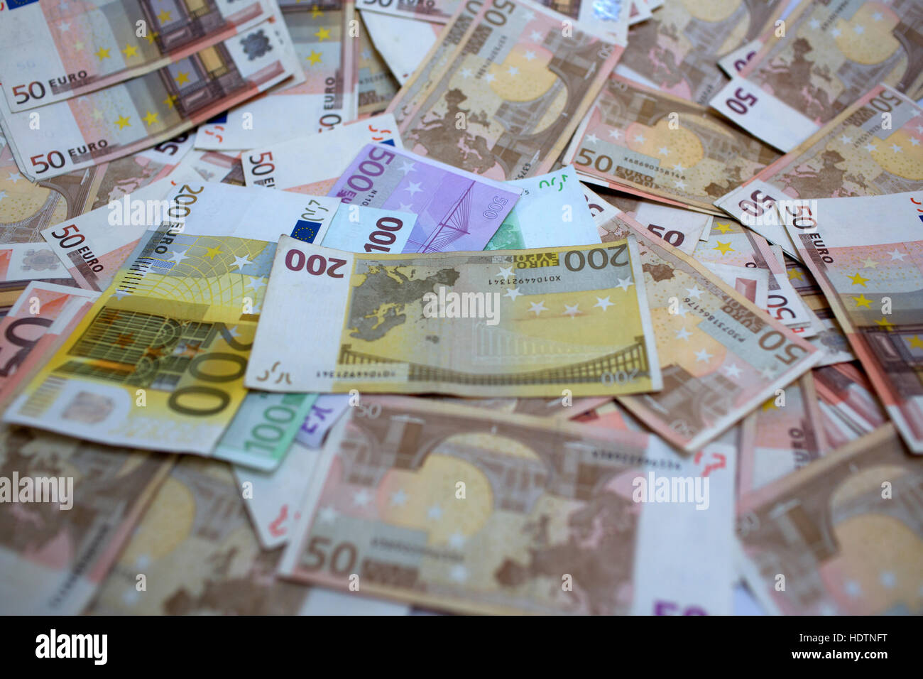 Euro-Banknoten Stockfoto