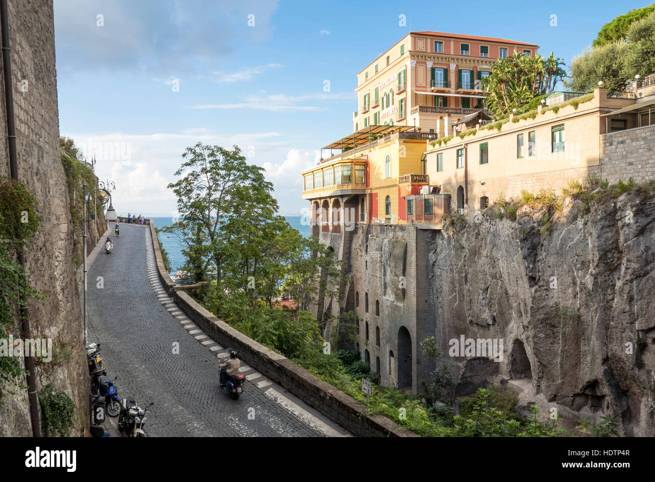 Über Luigi de Maio, Sorrent, Italien Stockfoto