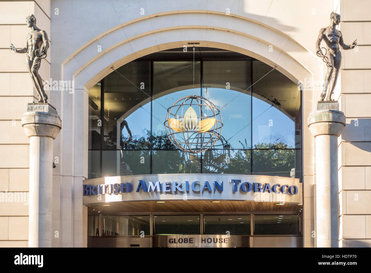 British American Tobacco Büros, London, UK Stockfoto