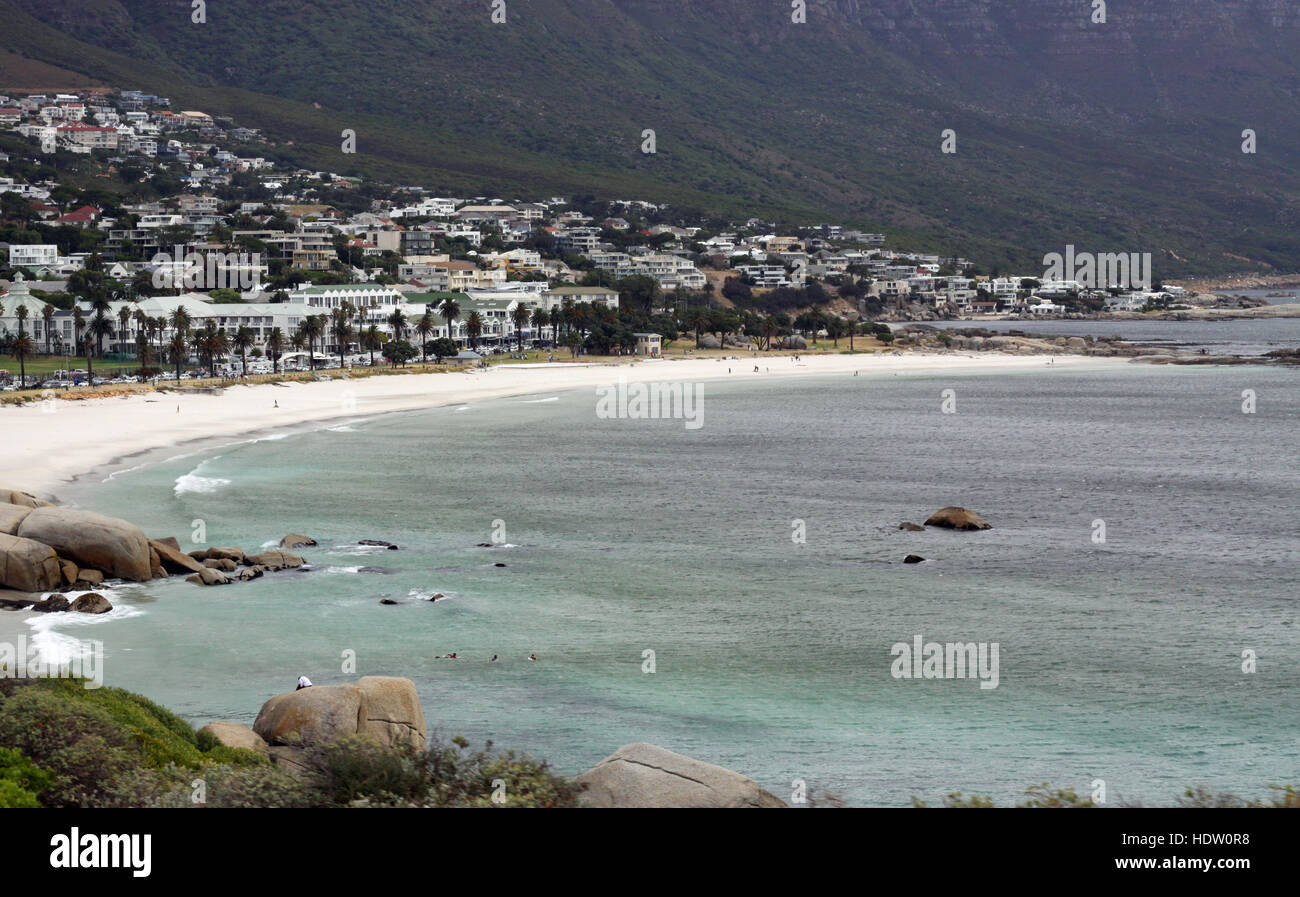 Camps Bay, Kapstadt, Südafrika Stockfoto