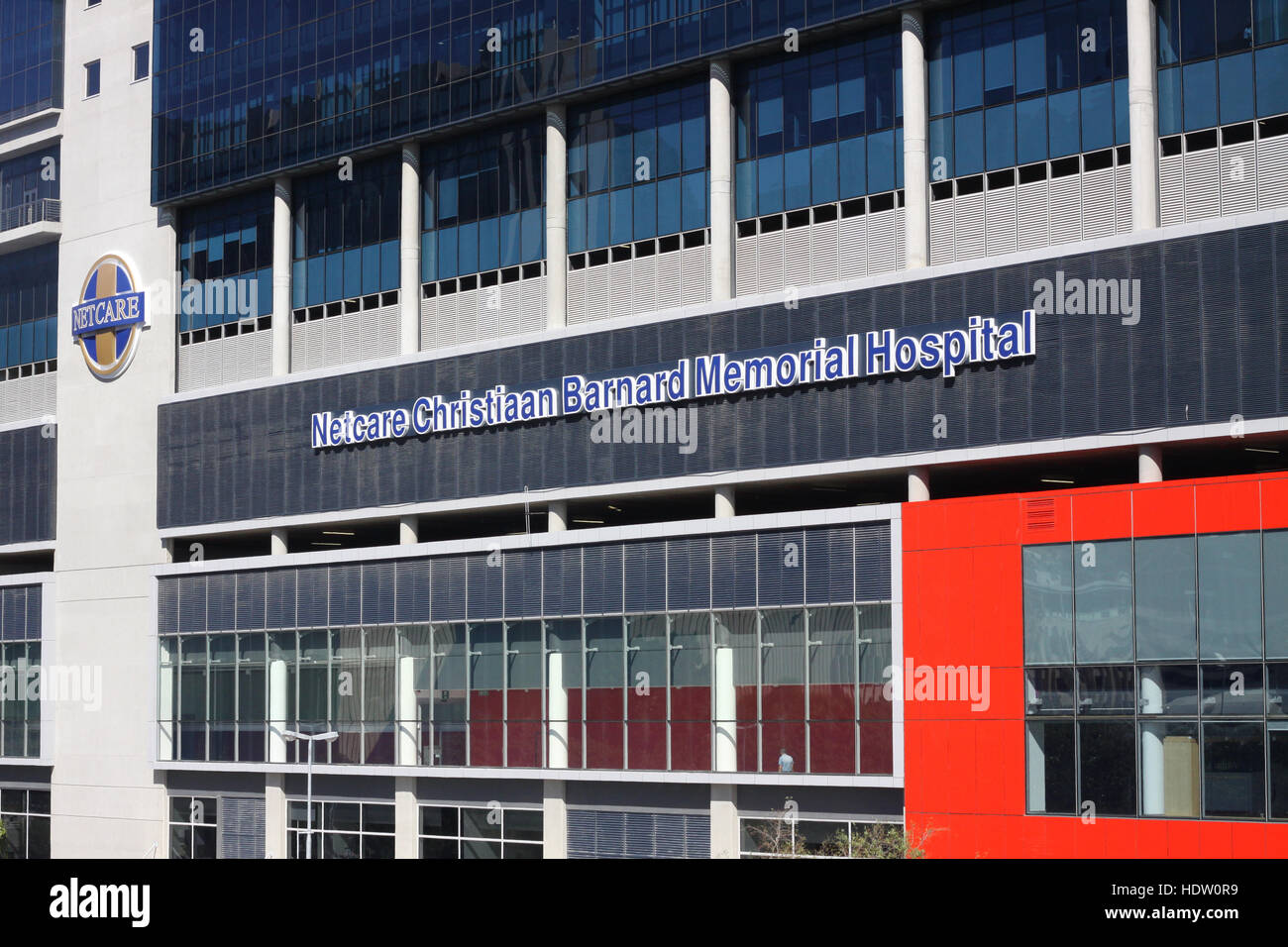 Die Christiaan Barnard Memorial Hospital in Kapstadt, Südafrika Stockfoto