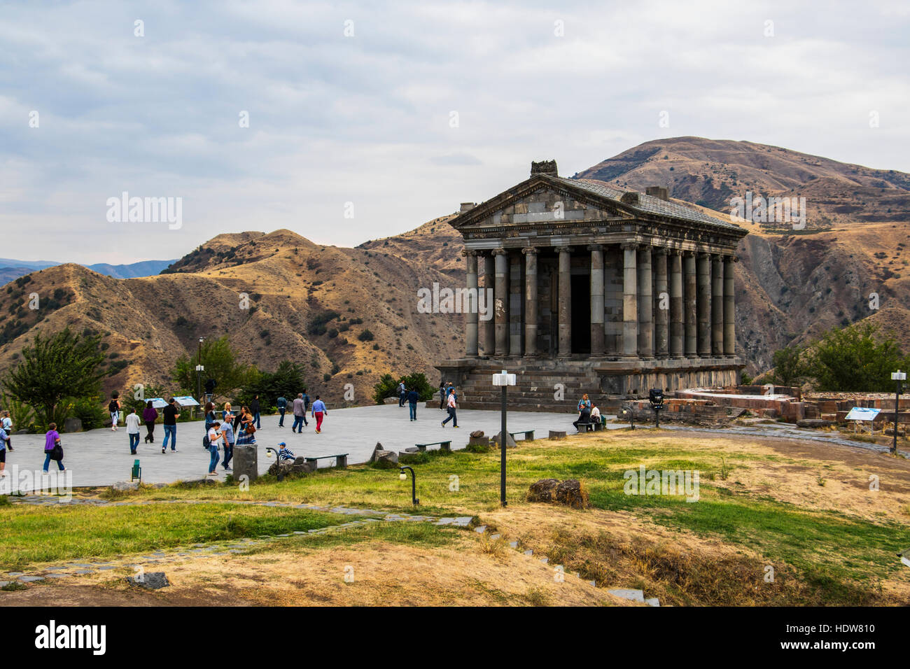 Tempel von Garni; Garni, Azat-Tal, Armenien Stockfoto