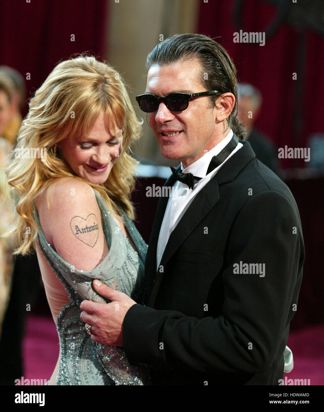 Melanie griffith und antonio banderas Fotos und Bildmaterial in hoher
