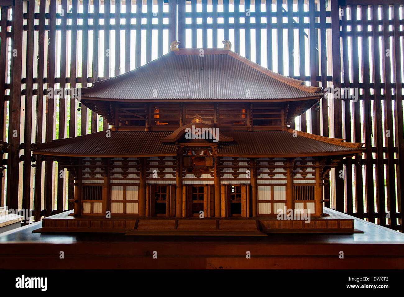 Detail aus der Todaiji-Tempel in Nara, Japan Stockfoto