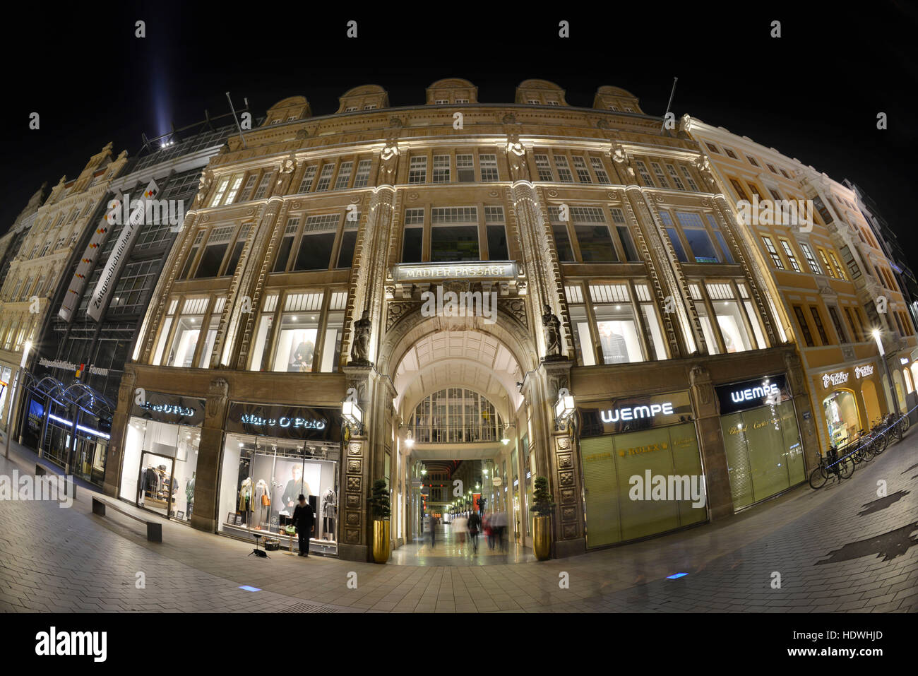 Maedlerpassage, Leipzig, Sachsen, Deutschland Stockfoto