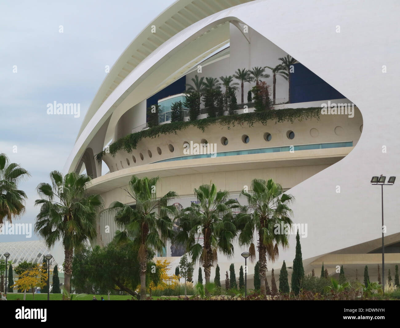 Stadt der Künste und Wissenschaften Komplex, Valencia, Spanien Stockfoto