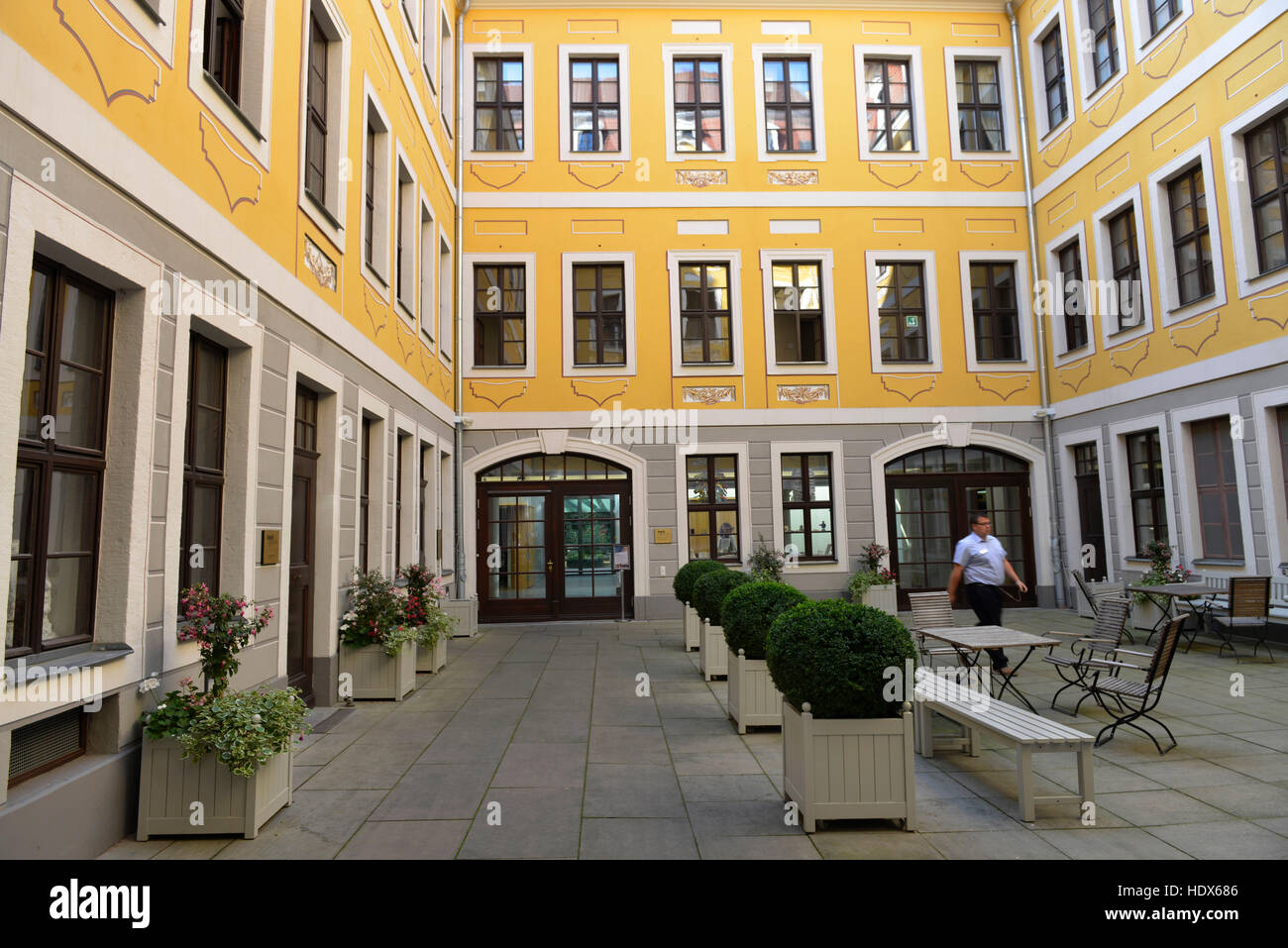 Bachmuseum, Thomaskirchhof, Leipzig, Sachsen, Deutschland Stockfoto