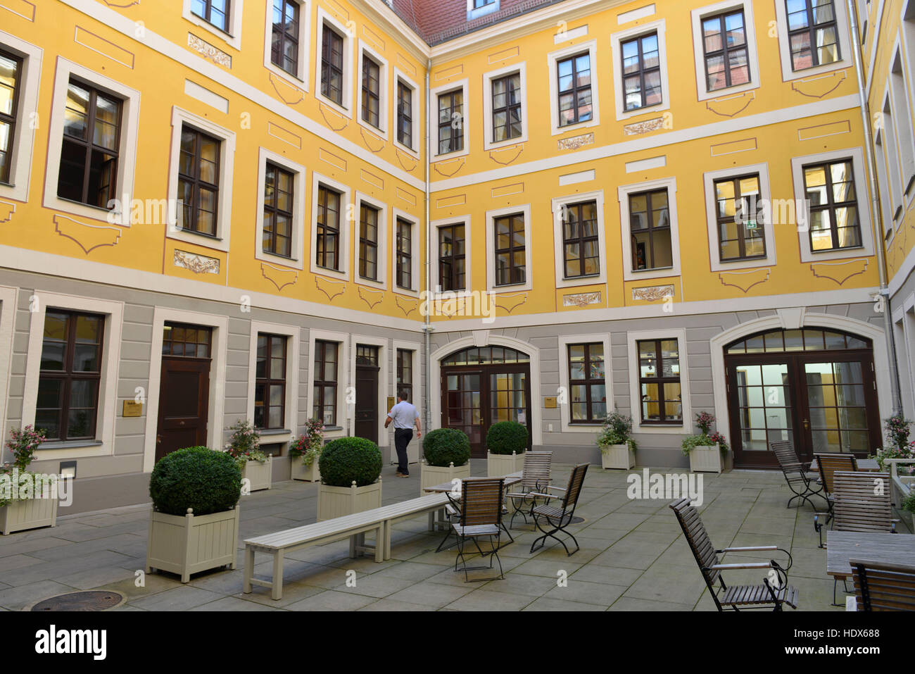 Bachmuseum, Thomaskirchhof, Leipzig, Sachsen, Deutschland Stockfoto