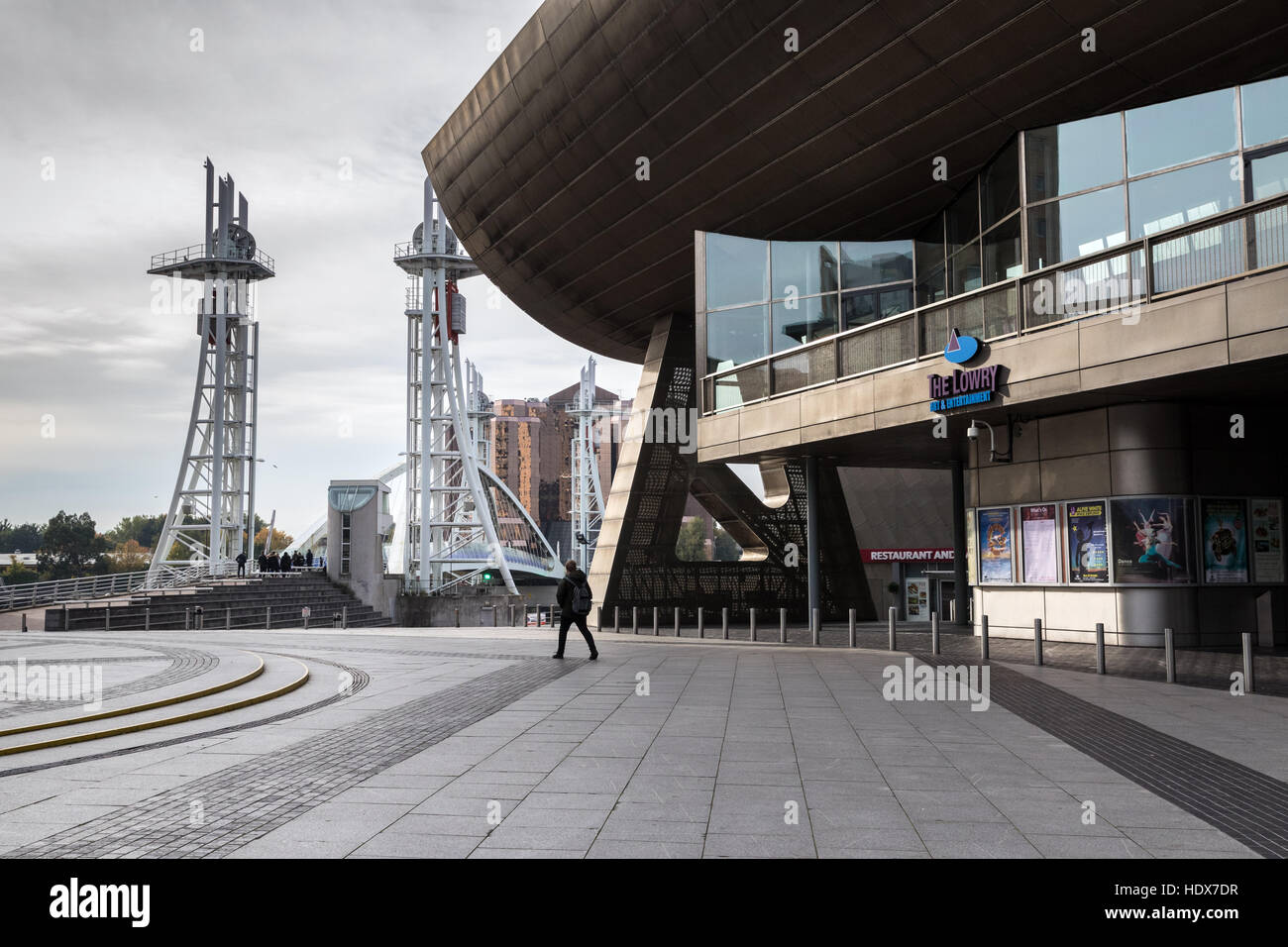 Das Lowry Theatre in Salford Quays, Greater Manchester Stockfoto