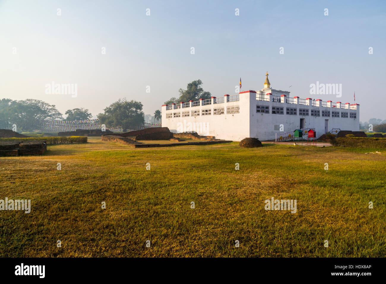 Die mayadevi Tempel enthält der Geburtsort von Siddhartha Gautama Buddha, der Gegenwart Stockfoto
