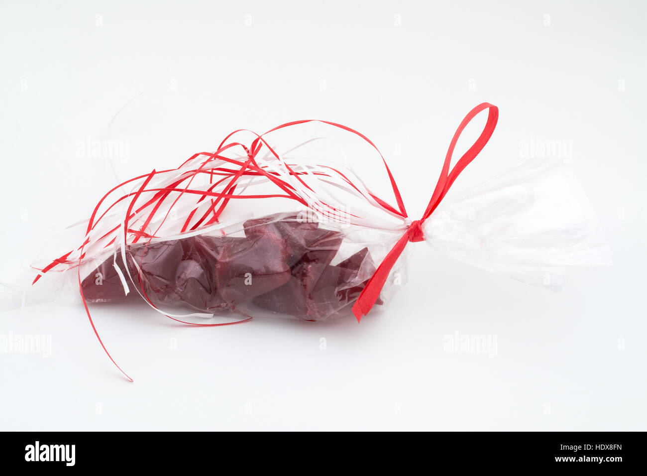 Cuberon - aromatisiert Himbeere belgische Süßigkeiten Stockfoto