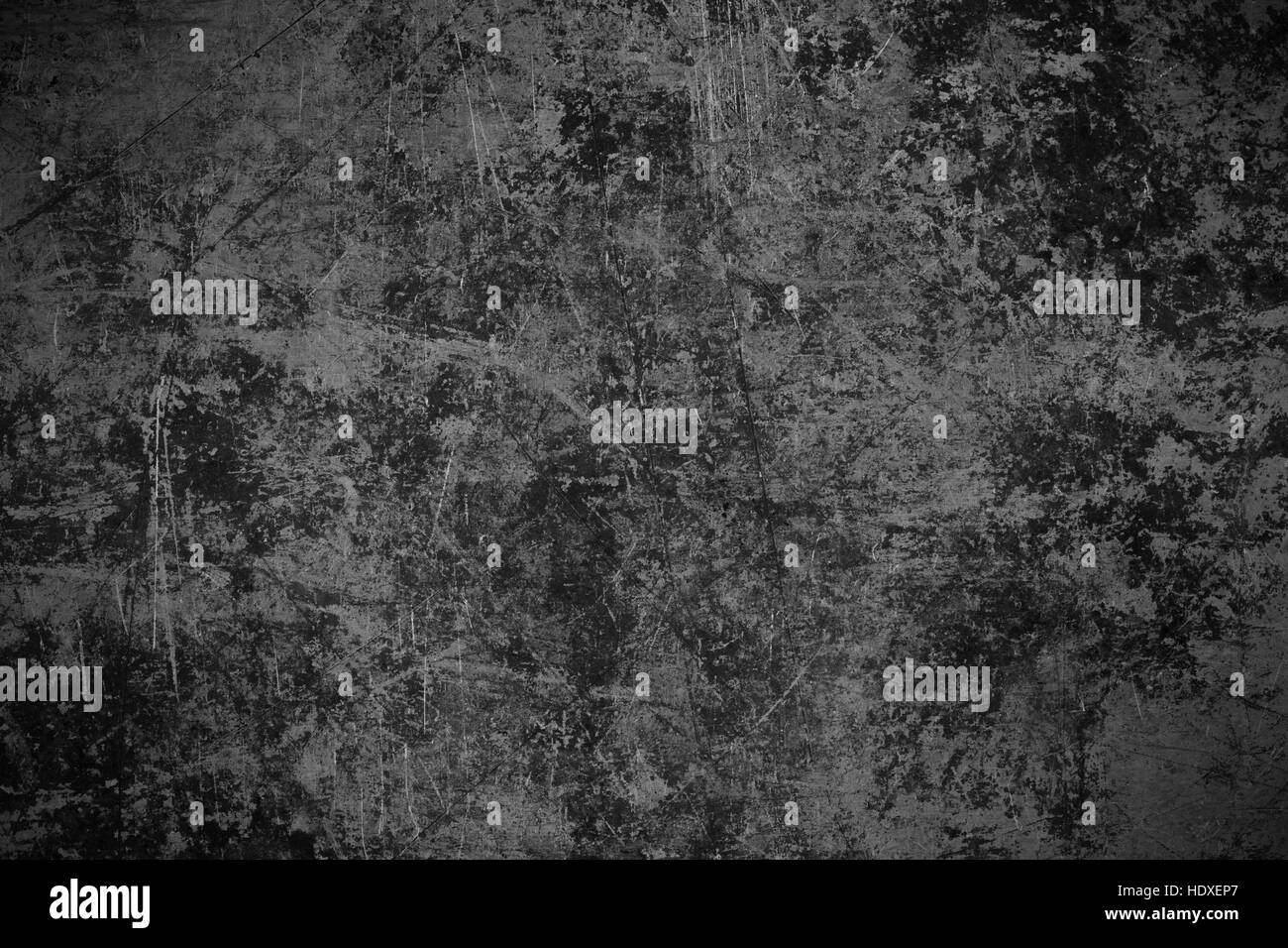 zerkratzt schwarze Stahlplatte Textur oder alte Rost Metall abstrakten Hintergrund Stockfoto