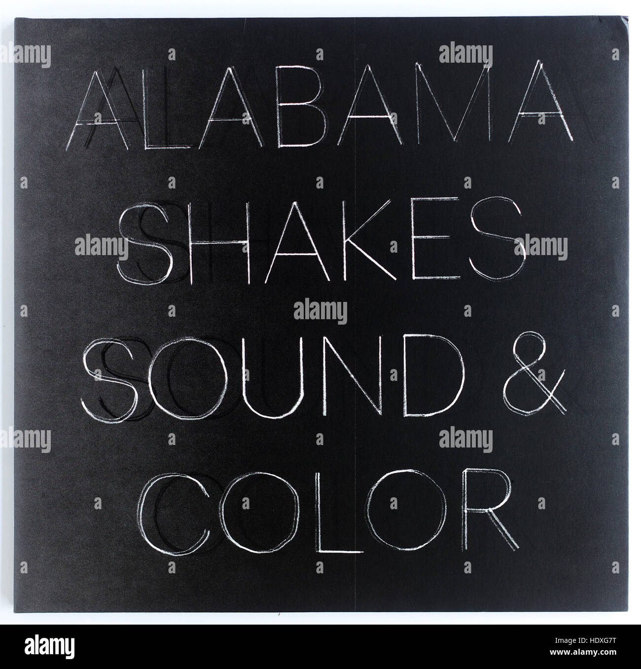Das Cover von 'Sound and Color', Album 2015 von Alabama Shakes - nur für redaktionelle Verwendung Stockfoto