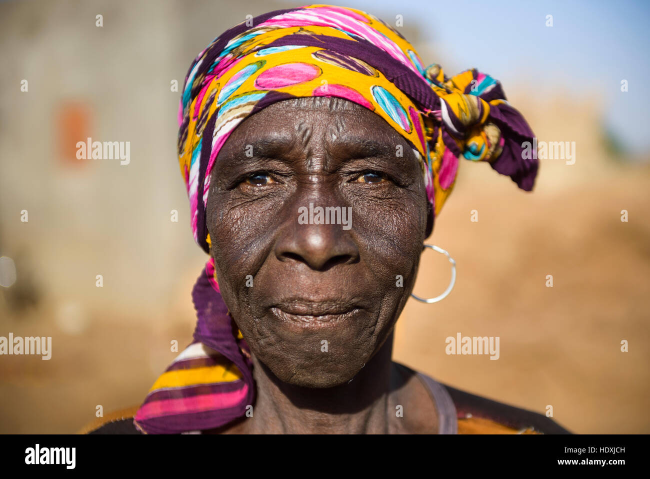 Landleben in einem Gourmatche Dorf, Burkina Faso Stockfoto