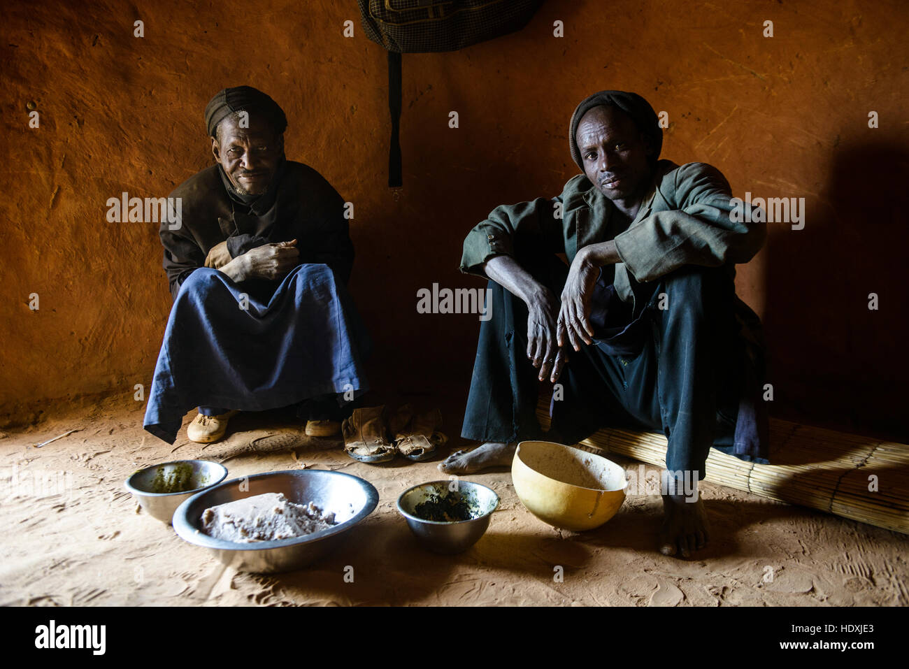 Gourmatche Männer Burkina Faso Stockfoto