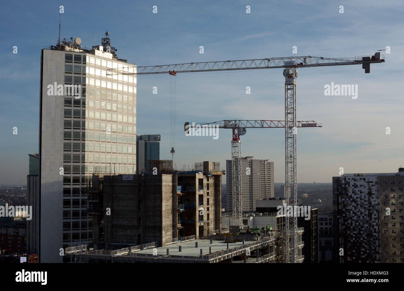 Arena zentrale Konstruktion, Stadtzentrum von Birmingham, UK Stockfoto