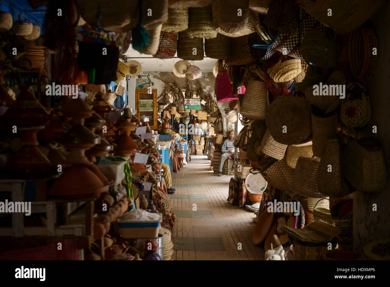 Märkte in Essaouira, Marokko Stockfoto