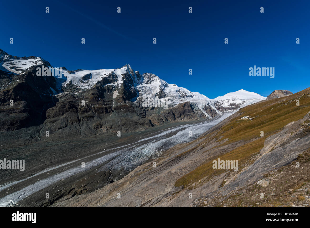 Die Pasterze Gletscher, Großglockner, Nationalpark Hohe Tauern, Österreich Stockfoto